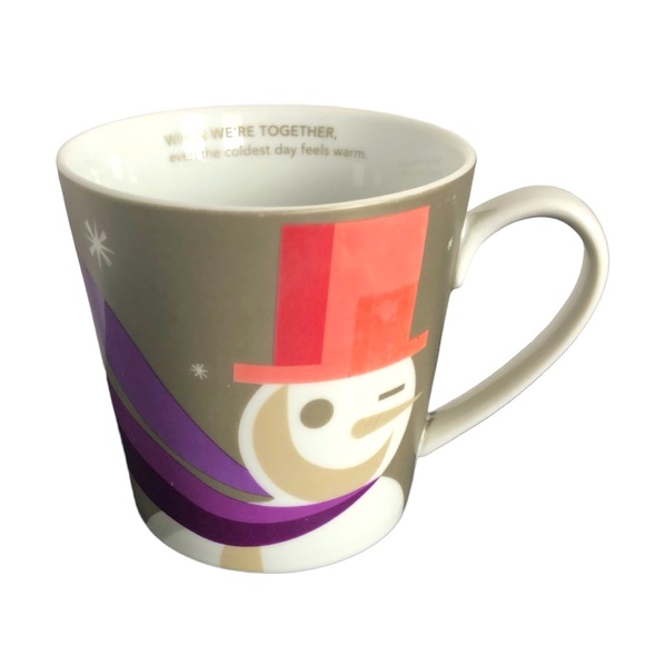 NWOT Starbucks 2011 holiday slogan Christmas giftware ceramic Coffee tea mug cup - Picture 1 of 5